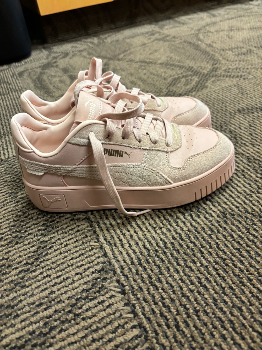 Puma Women's Pink Platform Sneakers